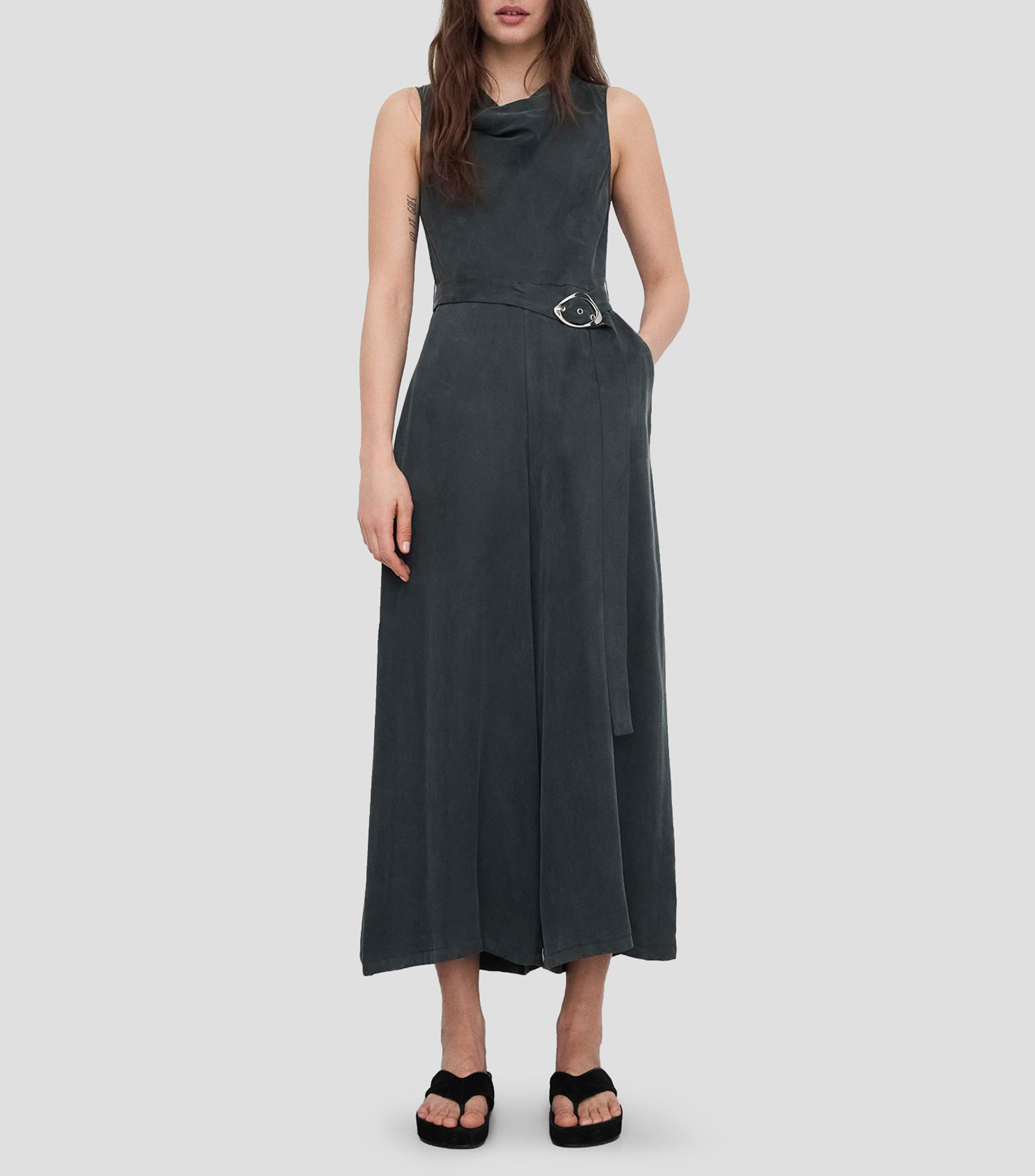 Jumpsuit de corte recto Mujer